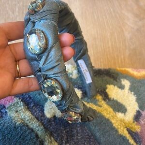 Blue with large rhinestones headband